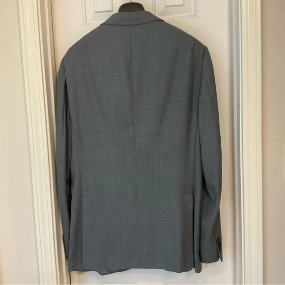 Ermenegildo Zegna Blazer, Gray, Classic Luxury for Men, Timeless, 44” Chest